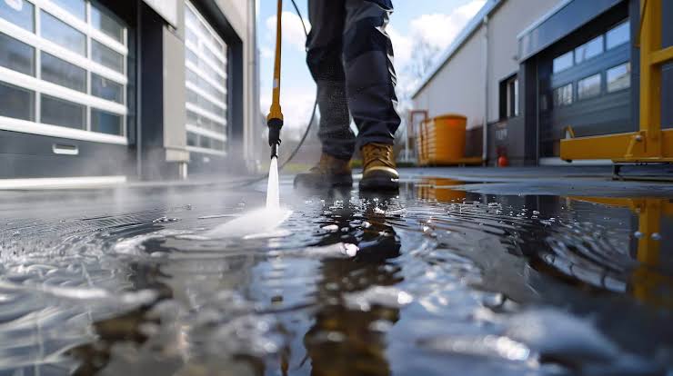 Commercial pressure washing in Jacksonville